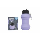 M-Pets On The Road Köpekler İçin Katlanır Seyahat Su Kabı 550ml (Mor)