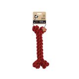 M-Pets Örgü 30 cm Kırmızı Kemik Köpek Oyuncağı