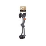 M-Pets Örgü 60x11.5 cm Gri Köpek Diş İpi