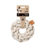 M-Pets Örgü Halka 13x13x5 cm Beyaz Köpek Oyuncağı
