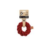 M-Pets Örgü Halka 13x13x5 cm Kırmızı Köpek Oyuncağı