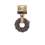 M-Pets Örgü Halka Köpek Oyuncağı 13x13x5cm (Gri)