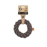 M-Pets Örgü Halka Köpek Oyuncağı 18x18x5cm (Gri)