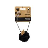 M-Pets Örgü Top 6.5 cm Siyah Köpek Oyuncağı