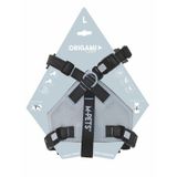M-Pets Origami Reflektörlü L Mavi 37-81 cm Köpek Göğüs Tasması