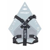 M-Pets Origami Reflektörlü M Mavi 33-66 cm Göğüs Tasması