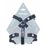 M-Pets Origami Reflektörlü S Mavi 29-57 cm Köpek Göğüs Tasması