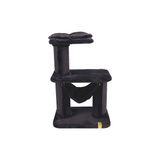 M-Pets Panther 65x48x98 cm Siyah Premium Relax Kedi Tırmalama Tahtalı Kedi Ağacı