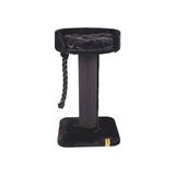 M-Pets Panther Premium Liana Tırmalama Tahtalı Kedi Ağacı Siyah 55X55x96 Cm