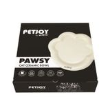 M-Pets Pawsy Seramik 175 ml Beyaz Kedi ve Köpek Mama Kabı