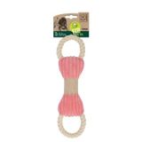 M-Pets Peluş Kemik 33x9.5x3 cm Pembe Köpek Oyuncağı