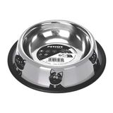 M-Pets Petjoy Cat Family Çelik 610 ml Kedi Mama Kabı