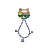 M-Pets Pixie Zilli 0.6x30 cm Mor-Mavi Kedi Boyun Tasması