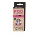 M-Pets Poo 22x32 cm 4'lü Recycled Gül Kokulu Köpek Dışkı Poşeti