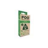 M-Pets Poo Recycled Nane Kokulu 22x32 cm 4'lü Köpek Dışkı Poşeti