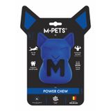 M-Pets Power Chew Kauçuk Köpek Ödül Oyuncağı 10,6x9,6x14,5cm (Mavi)