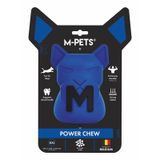 M-Pets Power Chew Kauçuk Köpek Ödül Oyuncağı 12,6x11,5x17,4cm (Mavi)