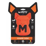 M-Pets Power Chew Kauçuk Köpek Ödül Oyuncağı 12,6x11,5x17,4cm (Turuncu)