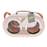 M-Pets Radio 50.2x23.5x31.3 cm Beyaz Kedi Taşıma Çantası