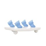 M-Pets Rainy Day Köpek Ayakkabısı Mavi Small 3x4 Cm