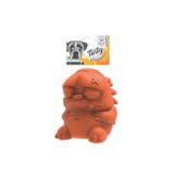 M-Pets Rex Kauçuk Ödül Hazneli 9x9x10.5 cm Turuncu Köpek Oyuncağı
