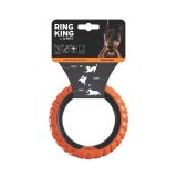 M-Pets Rıng Kıng Köpek Oyuncağı Sıngle Orange/Black