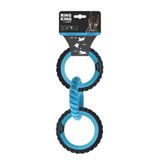 M-PETS RING KING KÖPEK OYUNCAĞI TRİPLE BLUE/BLACK
