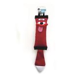 M-Pets Sevimli Rakun Peluş Köpek Oyuncağı 47x10x7cm (Kırmızı)