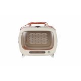 M-Pets Sixties Televizyon Şeklinde Beyaz 44.7x26.6x38.4 cm Kedi Taşıma Çantası