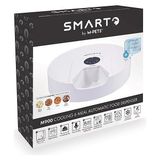 M-Pets Smarto M900 Soğutuculu Otomatik Mama Kabı 6 Bölmeli - Beyaz