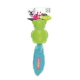 M-Pets Teddy Kauçuk Sesli 30 cm Yeşil Köpek Oyuncağı