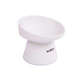 M-Pets Tiltd Seramik 150 ml Beyaz Kedi ve Köpek Mama ve Su Kabı