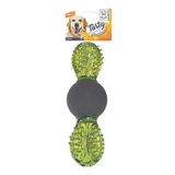 M-Pets Uranus Kauçuk Ödül Hazneli 16.5x6x6 cm Yeşil Köpek Oyuncağı
