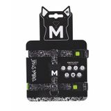 M-Pets Urban Style Active Köpek Göğüs Tasması 25-44cm (Siyah-Beyaz) [XS]