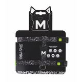 M-Pets Urban Style Active Köpek Göğüs Tasması 31-53cm (Siyah-Beyaz) [S]