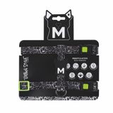 M-Pets Urban Style Active Köpek Göğüs Tasması 36-65cm (Siyah-Beyaz) [M]