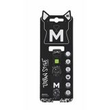 M-Pets Urban Style Freestyle Köpek Boyun Tasması 15,2-25,4cm (Siyah-Beyaz) [XS]