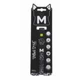 M-Pets Urban Style Freestyle Köpek Boyun Tasması 22,9-35,6cm (Siyah-Beyaz) [S]