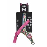 M-Pets Urban Style Graffiti Norwegian Köpek Göğüs Tasması 38-80cm [M]