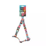 M-Pets Urban Style Jazz Stripes 120 cm M Karışık Desenli Köpek Gezdirme Kayışı