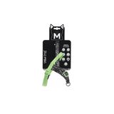 M-Pets Urban Style Siyah/Beyaz Norwegian Köpek Göğüs Tasması (S)