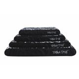 M-Pets Urbanstyle Contempo 80x55x9 cm Siyah - Beyaz M Cushion Kedi ve Köpek Yatağı