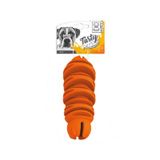 M-Pets Venüs Kauçuk Ödül Hazneli 14.7x6x6.1 cm Turuncu Köpek Oyuncağı