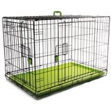 M-Pets Voyager 2 Kapılı 106x71x76 cm XL Yeşil Köpek Kafesi