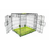 M-Pets Voyager 76x48x53 cm Yeşil M 2 Kapılı Köpek Kafesi