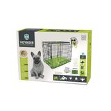 M-Pets Voyager Köpek Kafesi 2 Kapılı M Yeşil 76X48X53Cm
