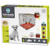 M-Pets Voyager Köpek Kafesi 2 Kapılı (S) Kırmızı 61x46x48 cm
