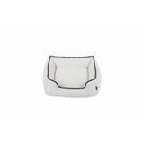 M-Pets Warm Hug 55x45x18 cm S Beyaz Kedi ve Köpek Yatağı