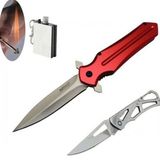 M-Tech 4-22-3 Kırmızı 21 cm Metal Çakı Seti