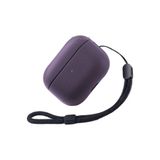 M.TK moveteck 3.nesil Uyumlu Kılıf Leather Deri Görünümlü Ip Askılı Anahtarlıklı Tam Koruma, Mor, Tek Ebat, 405deri-3.nesilmor